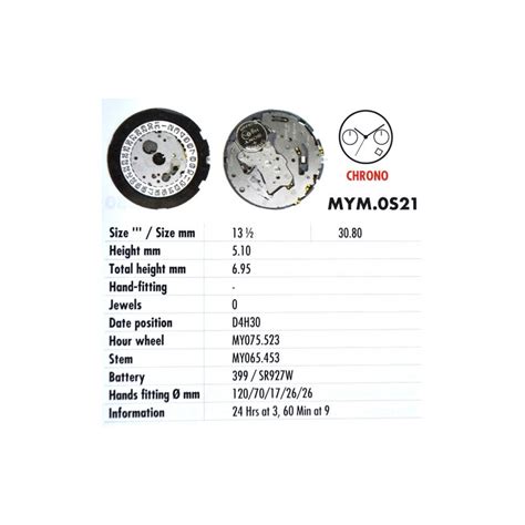 MIYOTA OS21 - Eki & Kale Company d.o.o.