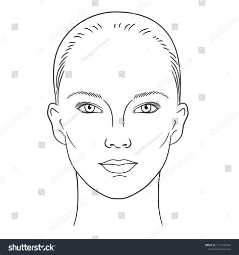 Face Shape Outline at John Mcfadden blog