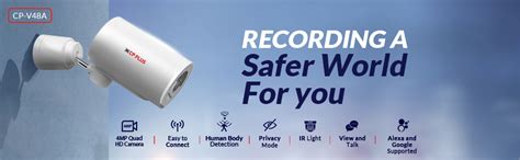 CP PLUS CP-V48A 4MP QHD Wi-Fi Outdoor Bullet Security Camera