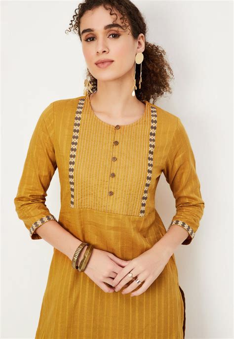 Buy Women Embroidered Straight Kurta Online at just Rs. 599.0 ...