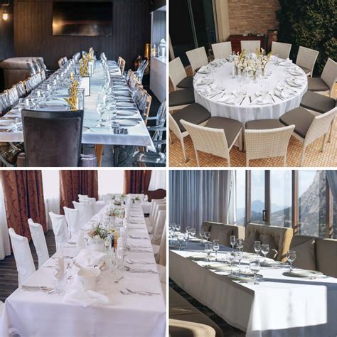 Banquet Table Sizes (Standard 4', 6', 8' & Round Dimensions)