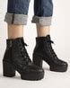 Buy Black Boots for Women by Shoetopia Online | Ajio.com