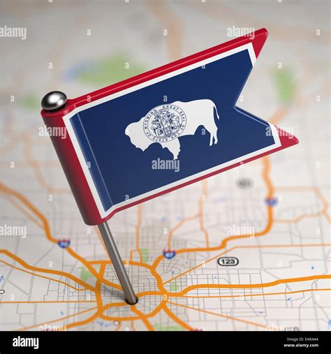 Wyoming state flag hi-res stock photography and images - Alamy