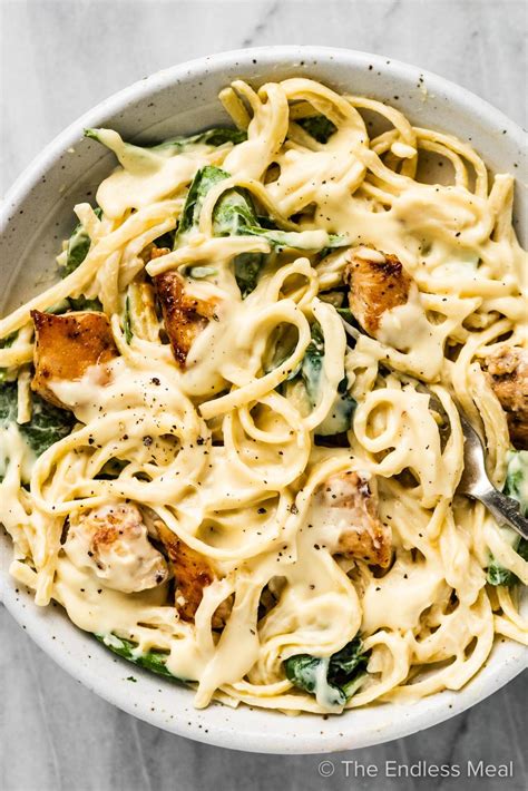 Dairy-Free Chicken Alfredo with Cauliflower Sauce