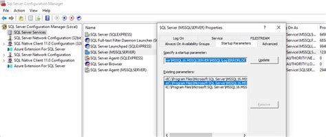 SQL Server Error Log 的图像结果
