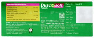 Duscosoft Tablet 10 - Uses, Side Effects, Dosage, Price | Truemeds