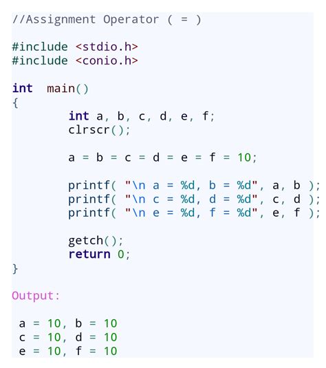 Operators Program in C 的图像结果