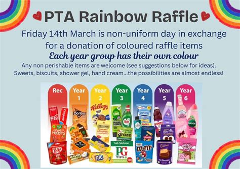 Howley Grange Primary School - PTA Rainbow Raffle
