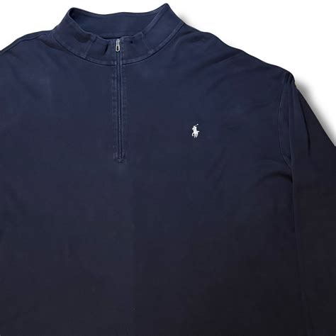 90s Polo by Ralph Lauren 1/3Zip "Pima Cotton" Long Sleeve Tee | RIDDLE ...