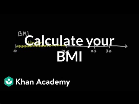 Calculate your own body mass index Video Lecture - Class 1