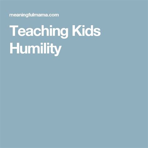 Humility Lessons for Kids 的图像结果