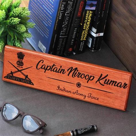 Wooden Nameplates| Custom Desk Nameplates| Wooden Nameplates for Doors ...