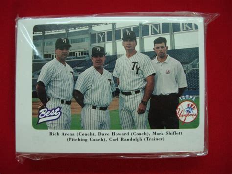 1996 Tampa Yankees Minor League Baseball Card Set - Complete Team ...
