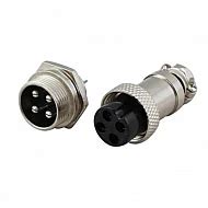 GX16 3-Pin Circular Aviation Socket Plug Male and Female Panel Connector