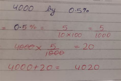 increase 4000by0.5% - Brainly.in