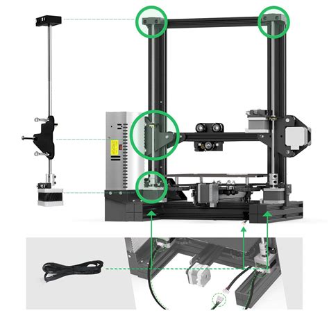 Buy Ender 3 Upgrades Dual Z Axis Kit, SIBOOR Lead Screw Dual Z Stepper ...