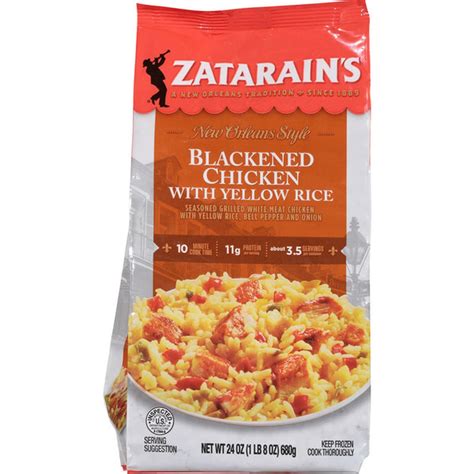 Zatarain's Yellow Rice, Blackened Chicken, New Orleans Style (24 oz ...