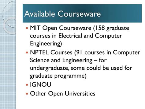 Image result for PowerPoint Presentation of Courseware