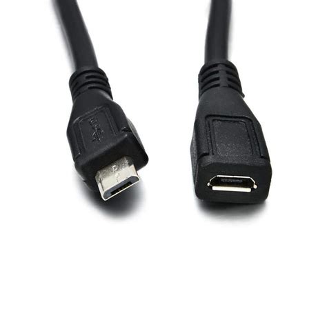 CALANDIS® Micro USB Male to Female Extension Extender Data Sync ...