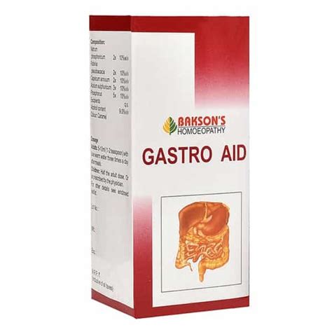 Buy BAKSONS GASTRO AID SYRUP 115 ML Online & Get Upto 60% OFF at PharmEasy