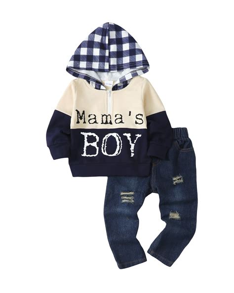 12Months Baby Boy Clothes Infant Toddler Boy Outfits Denim Jeans Boys ...