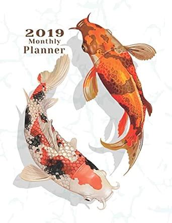 2019 Monthly Planner: Schedule Beautiful Organizer Lovely Two Japanese ...