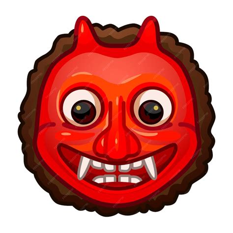 Premium Vector | Top quality emoticon red devil emoticon face emoji ...