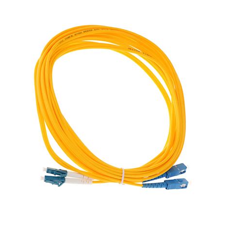 NF&E SC to LC Singlemode Duplex Fiber Optic Cable Cord Line 5 Meters ...