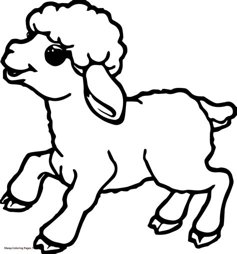 Sheep Outline Drawing at GetDrawings | Free download