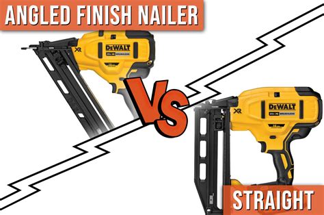 Angled Finish Nailer VS Straight: 5 Main Differences
