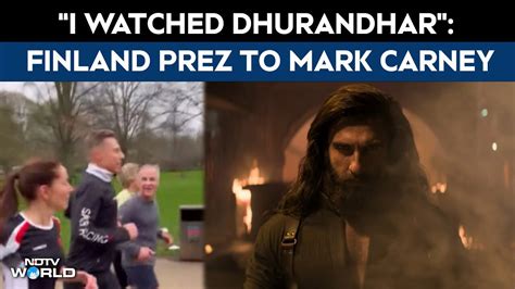 My Instagram was huge after I said I watched Dhurandhar: Finland prez ...