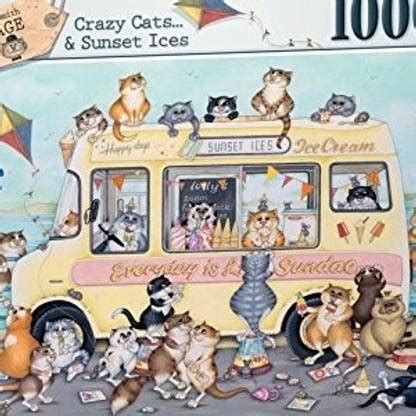 RAVENSBURGER Linda Jane Smith Vintage No.3 - Crazy Cats - Sunset Ices ...