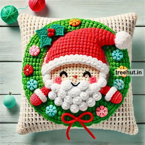 Crochet Christmas Cushion Cover Ideas for Selling or Gift Ideas
