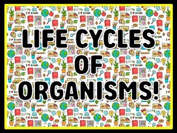 LIFE CYCLES OF ORGANISMS! Grade 4 And 5 Science Door Decor school ...