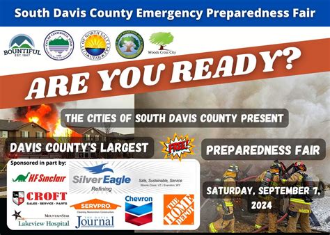 South Davis Preparedness Fair | Safe Today, Secure Tomorrow, Larry H ...