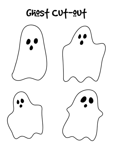 Halloween Cutouts - 15 Free PDF Printables | Printablee
