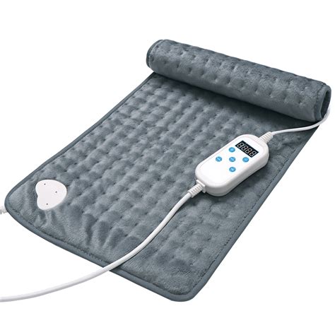 Microplush Electric Blankets Heating Pad Abdomen Waist Back Pain Relief ...