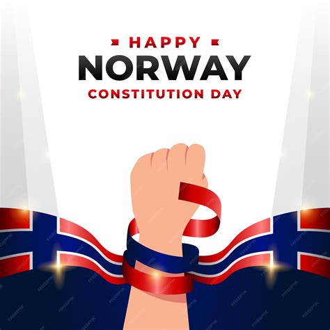 Premium Vector | Norway constitution day design illustration collection