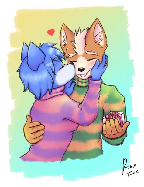 Krystal x Fox McCloud | Fox mccloud, Furry art, Star fox