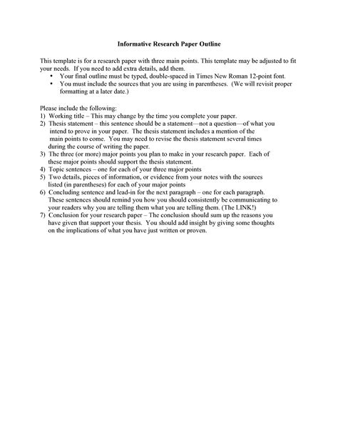 Image result for Example Research Proposal Template