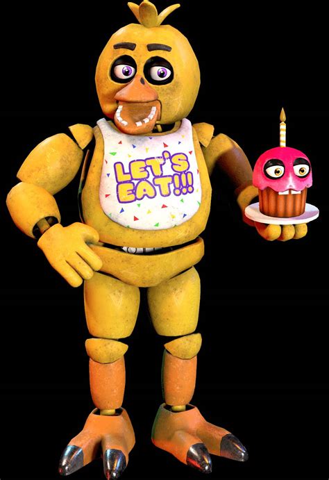 Chica the Chicken Render by ChrisAImDead on DeviantArt