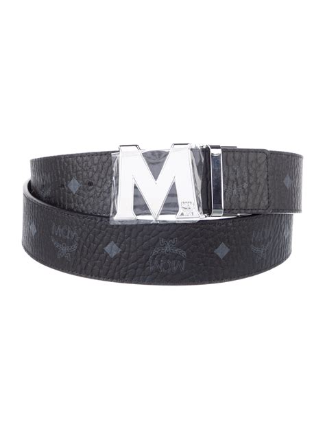 MCM Leather Belt w/ Tags - Black Belts, Accessories - W3051407 | The ...