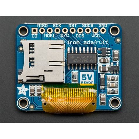 OLED Breakout Board - 16-bit Color 0.96" w/microSD holder at MG Super ...