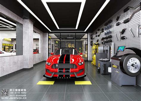 军事风格汽车美容店|空间|室内设计|leungchiu - 原创作品 - 站酷 (ZCOOL)