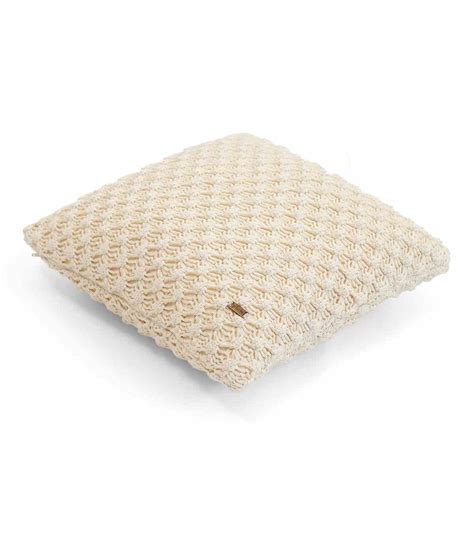 Popcorn - Natural Color Cotton Knitted Decorative Cushion Cover ...