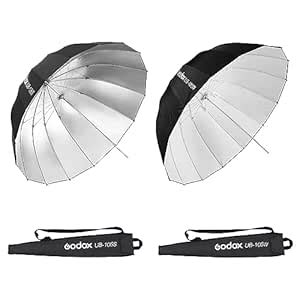 Godox 2Pack 41.3 inch 105cm Parabolic Deep Reflective Umbrella UB-105S ...