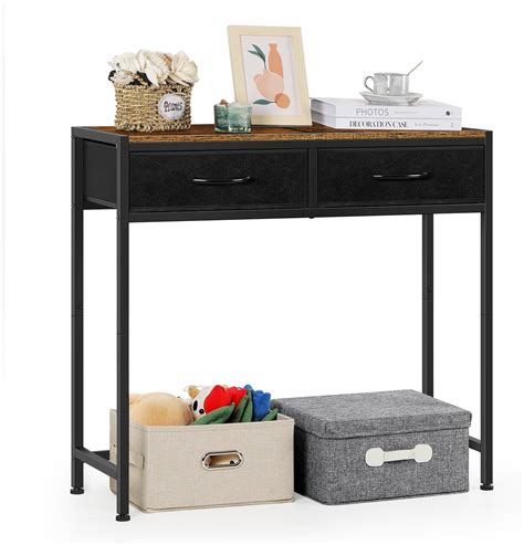 Low Console Table With Drawers