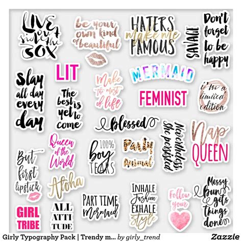 Printable Sticker Quotes