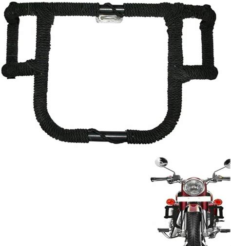 Seflipo Heavy 2 Bend Leg Guard Front Bike Safety Crash Bar-Rod with ...