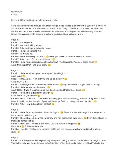 Manga Script | PDF